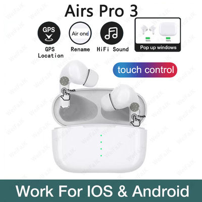 GPS Đổi tên Tai nghe không dây Bluetooth TWS IPX6 cho Airpodes Pro 3